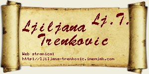 Ljiljana Trenković vizit kartica